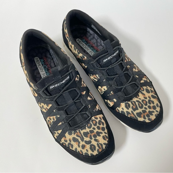 Skechers Shoes - Skechers Gratis Wild Vibes Animal Print Leopard Sneaker